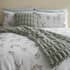 Bianca Carved Faux Fur Sage Throw small 7756A