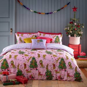 Purrfect Christmas Pink/Lilac