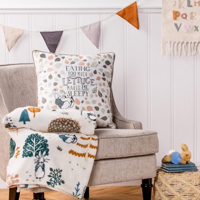  Scandi Woods Peter Rabbit Throw large