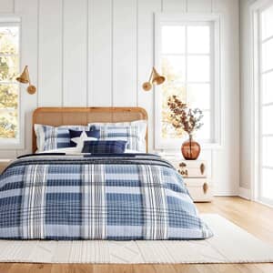 Brushed Check Blue