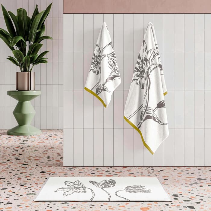 Ted Baker Tulip Towels Gold large