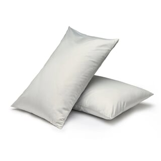 Linen Printed Coverless Duvet Cloud Grey
