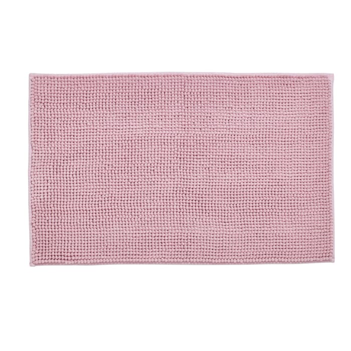 Catherine Lansfield Bobble Bath Mat Pink large