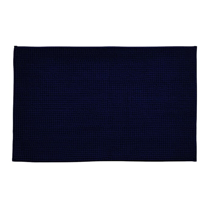 Catherine Lansfield Bobble Bath Mat Navy large