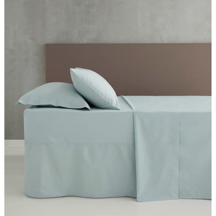 Catherine Lansfield Easy Iron Percale Duck Egg Blue large