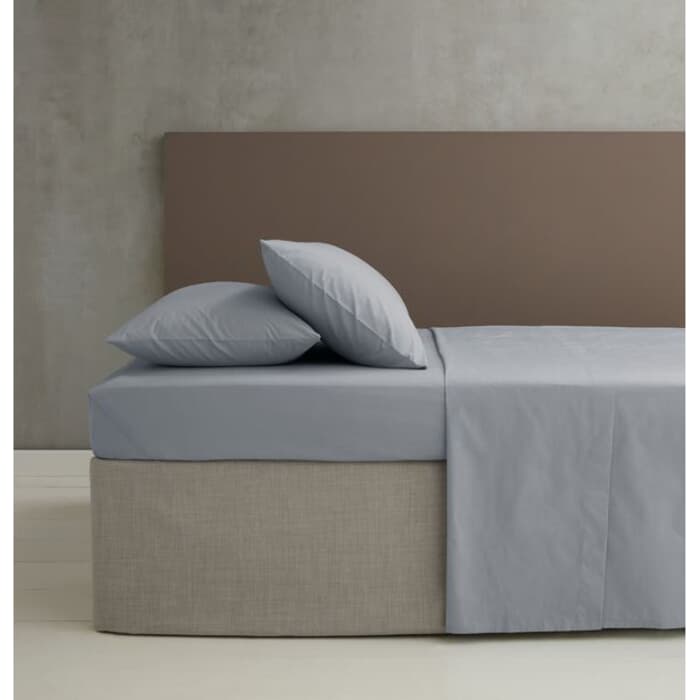 Catherine Lansfield Easy Iron Percale Grey large