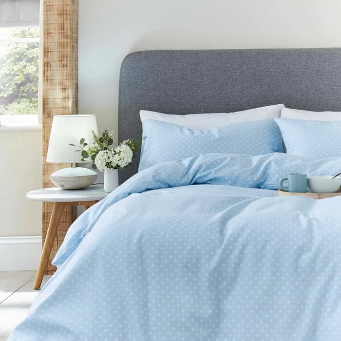 Helena Springfield Brushed Polka Dot Blue large
