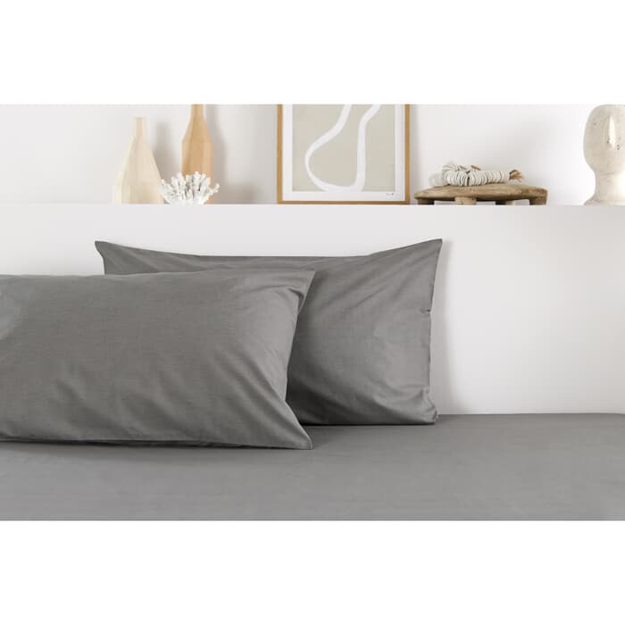 Vantona Shades Cotton 200 Thread Count Charcoal large