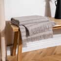 Hazie Woven Throw Griege