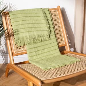 Hazie Woven Throw Pistachio