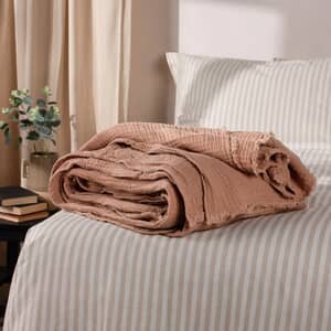 Lark Throw Pink Clay