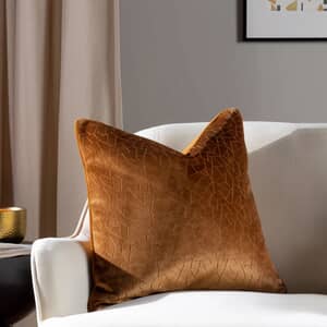 Malans Velvet Cushion Bronze