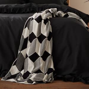 Knitted Cube Throw