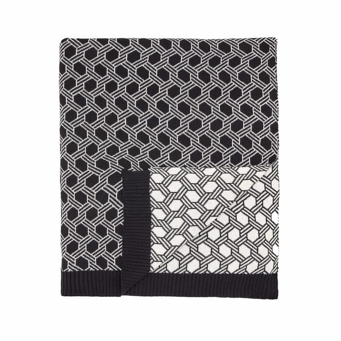 Ted Baker Geo Knitted Throw large