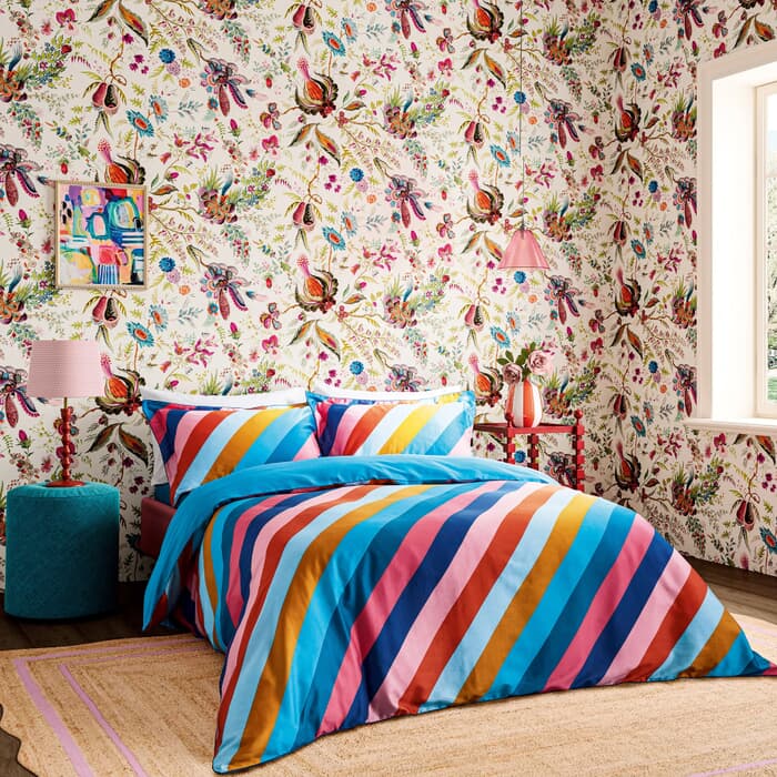 Harlequin Sherbet Stripe Lapis large