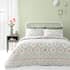Catherine Lansfield Cameo Floral Green Bedspread small 8077A