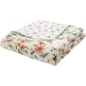 Pippa Floral Birds Natural Bedspread
