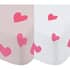 Catherine Lansfield Hearts and Stripes White/Pink - 2 Pack small 8109F