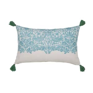 Strawberry Thief Cushion Teal