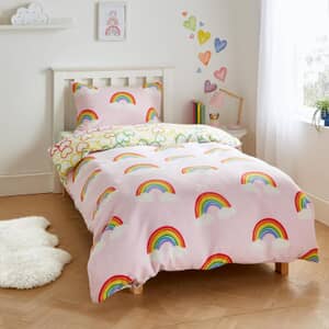 Rainbow Hearts Fleece