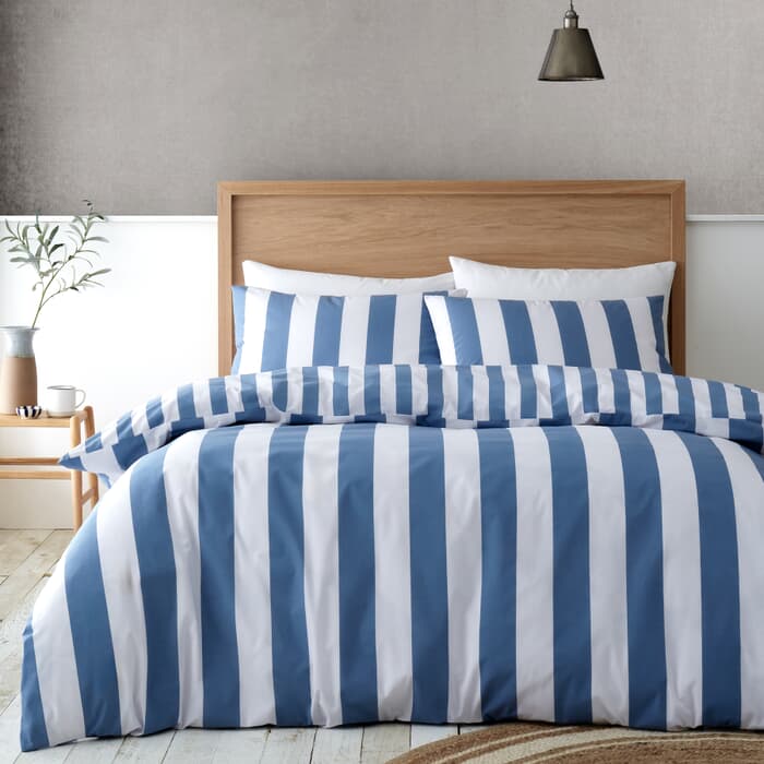 Catherine Lansfield Cove Stripe Blue large