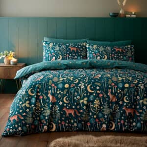 Enchanted Twilight Forest Green