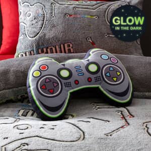 Game Over Fleece Black 3D Cushion
