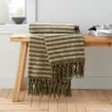 Stripe Chenille Olive Green