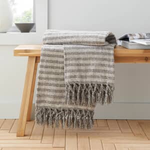 Stripe Chenille Grey
