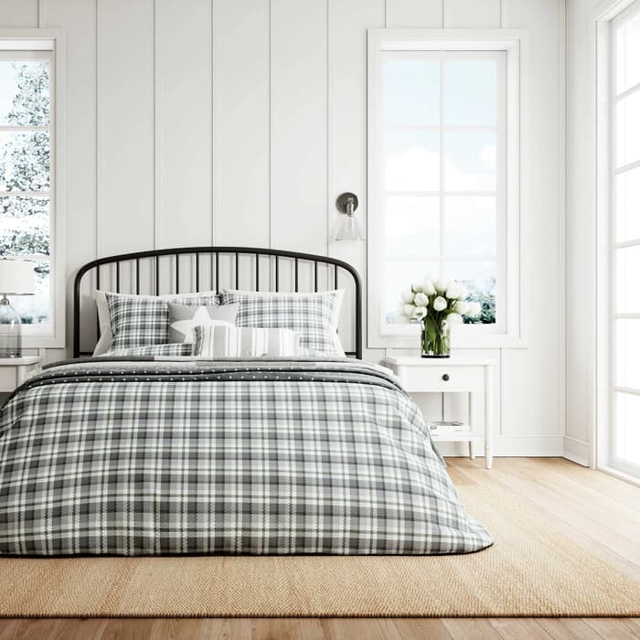 Helena Springfield Cosy Check Grey/Green large