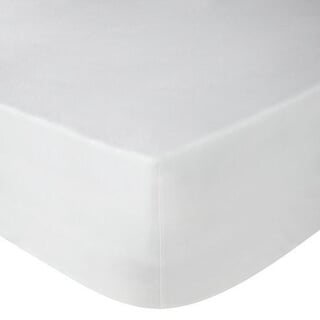 300 Thread Count Cotton Sateen White