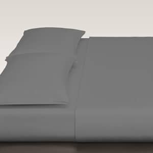 300 Thread Count Cotton Sateen Silver