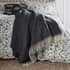 Burleigh Burleigh Throw Charcoal/White small 8351A