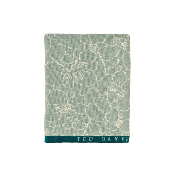 Ted Baker Pressed Flowers Throw Mint large