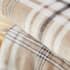 Catherine Lansfield Kelso Check Throw Natural small 8392A