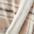 Catherine Lansfield Kelso Check Throw Natural small 8392B