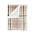 Catherine Lansfield Kelso Check Throw Natural small 8392THR1