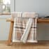 Catherine Lansfield Kelso Check Throw Natural small