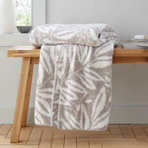 So Soft Sorrel Leaves Throw Natural