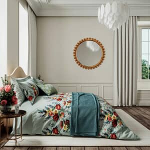Botanical Harmony Teal/Claret