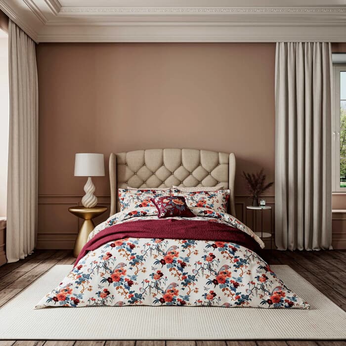 V & A Chinoiserie Charm Blue/Red large