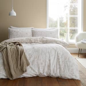 Brushed Floral Toile Natural