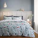 Brushed Winter Scene Blue