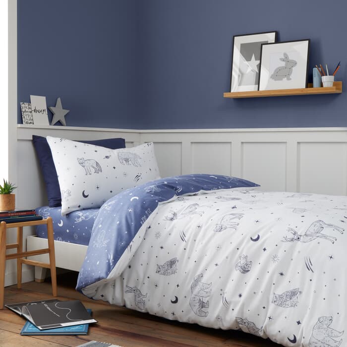 Bianca Brushed Starlight Animals White large