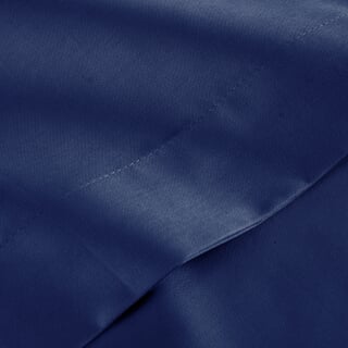 Cotton Sateen 400 Thread Count Navy