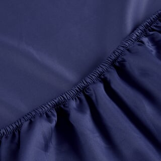 Cotton Sateen 400 Thread Count Navy