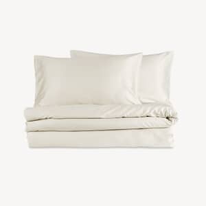 Cotton Sateen 400 Thread Count Ivory