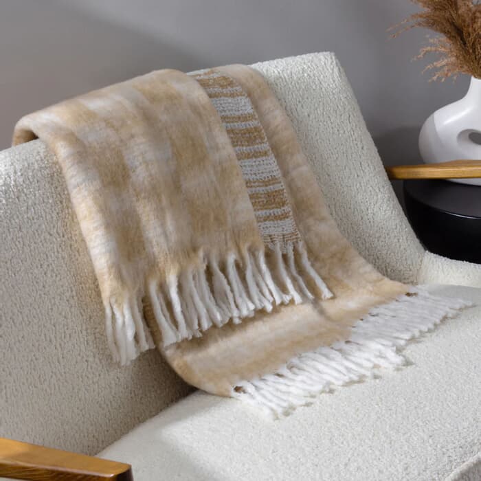 Yard Varley Throw Caramel large