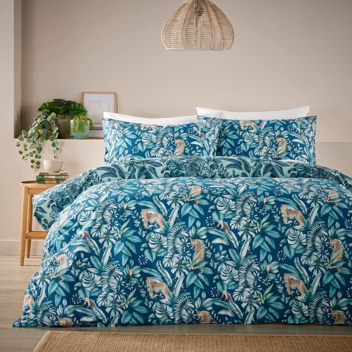 Vantona Jungle Life Blue large