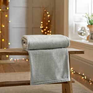 Velvet Touch Throw Silver